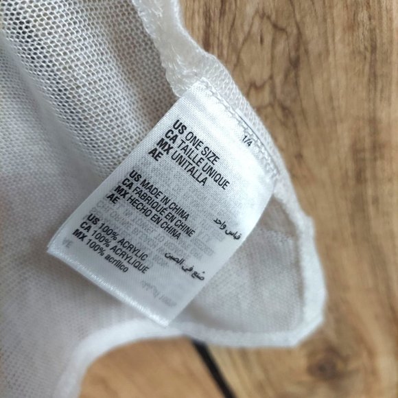 ☆☆SOLD☆☆ I.n.c. International Concepts Sheer White Knit Open Cascading Kimono - Picture 4 of 8